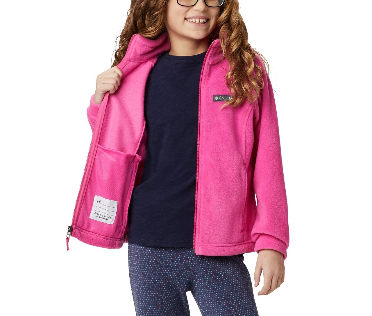 Veste unisexe en molleton à glissière pleine longueur pour jeunes, Benton Springs, Columbia