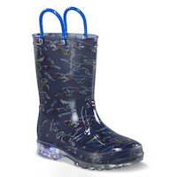 Bottes de pluie lumineuses unisexes pour tout-petits, WindRiver Front_Three_Fourths_Angled_Right