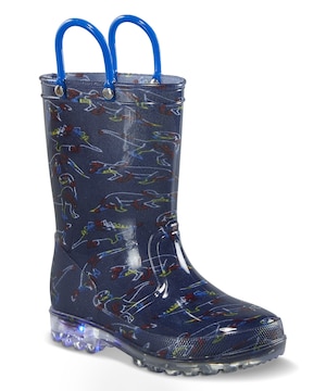 Bottes de pluie lumineuses unisexes pour tout-petits, WindRiver