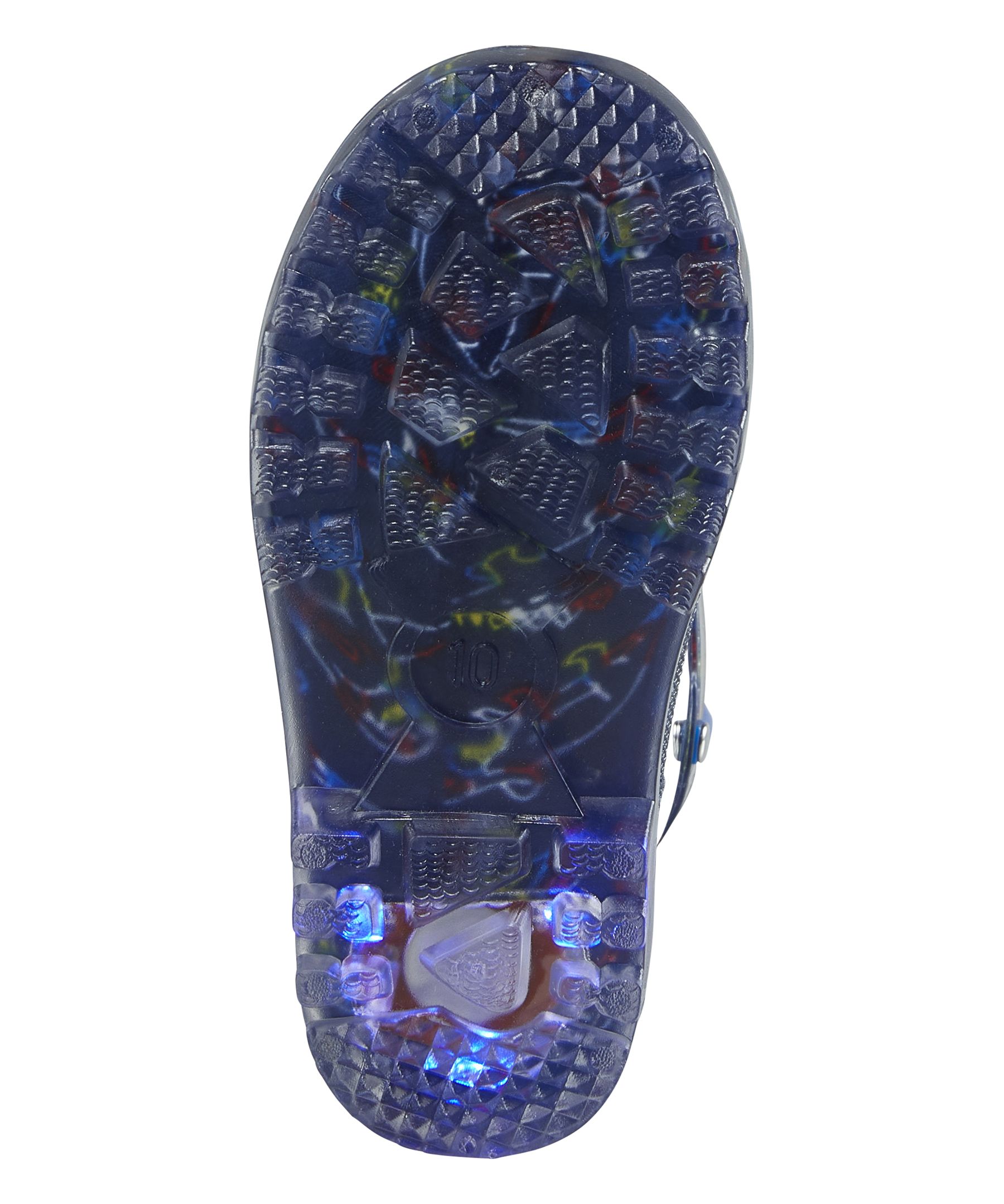 Bottes de pluie lumineuses unisexes pour tout-petits, WindRiver