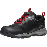 Keen Youth Unisex Wanduro Low Waterproof Hiking Shoe Front_Three_Fourths_Angled_Left