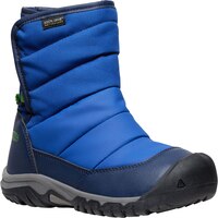 KEEN Youth Unisex Puffrider Waterproof Winter Boot Front_Three_Fourths_Angled_Right