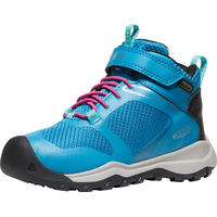 KEEN Kids' Pre-School Wanduro Mid Hiking Shoes, Waterproof Front_Three_Fourths_Angled_Left