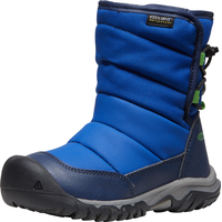 KEEN Youth Unisex Puffrider Waterproof Winter Boot Front_Three_Fourths_Angled_Left