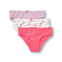 Watson's Girl's Stretch Bikini Underwear - 3 Pack Front_Flat