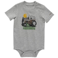 Carhartt Baby Unisex Tractor Bodysuit Front_Flat
