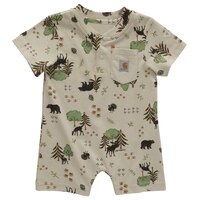 Barboteuse unisexe à manches courtes pour bébés, Carhartt Front_Flat