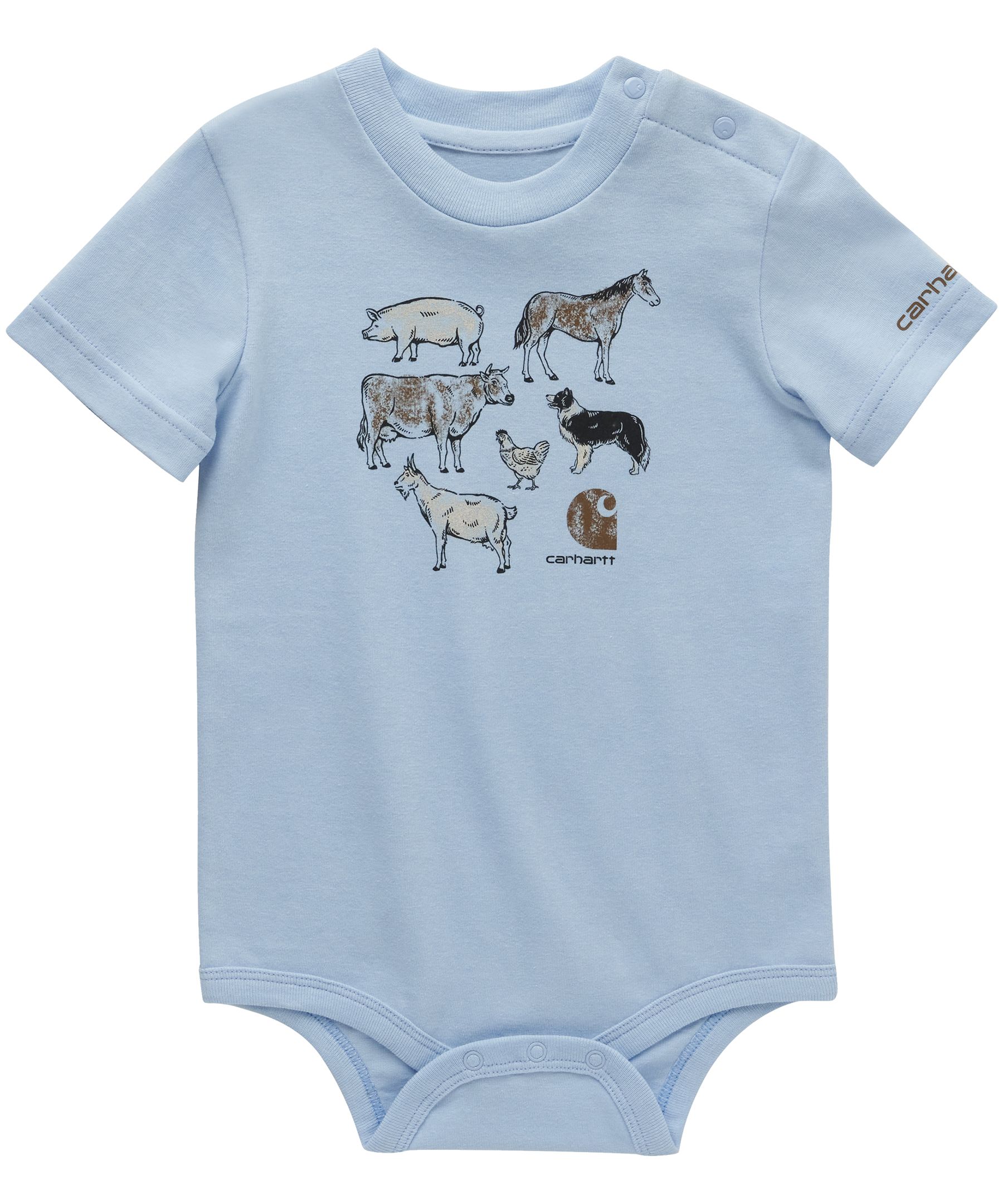 Maillot unisexe à manches courtes pour bébés, Carhartt