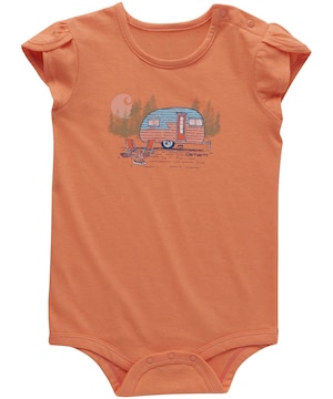 Maillot à manches pétales unisexes pour enfants, fourgonnette de camping, Carhartt