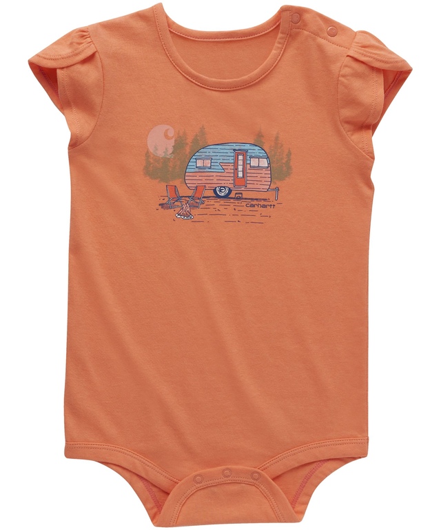 Maillot à manches pétales unisexes pour enfants, fourgonnette de camping, Carhartt