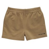 Short de travail en tissu éponge unisexe pour enfants, Carhartt Front_Flat