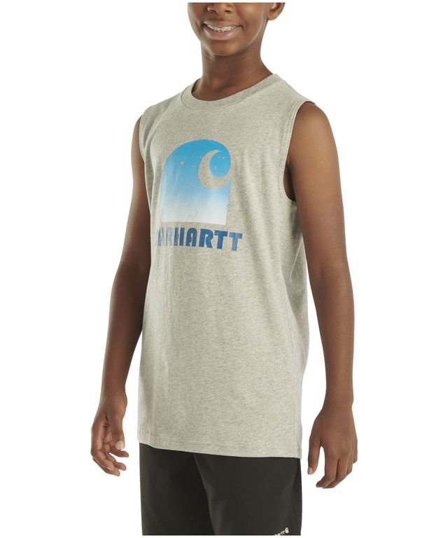 T-shirt unisexe à col ras du cou et sans manches pour jeunes, Carhartt