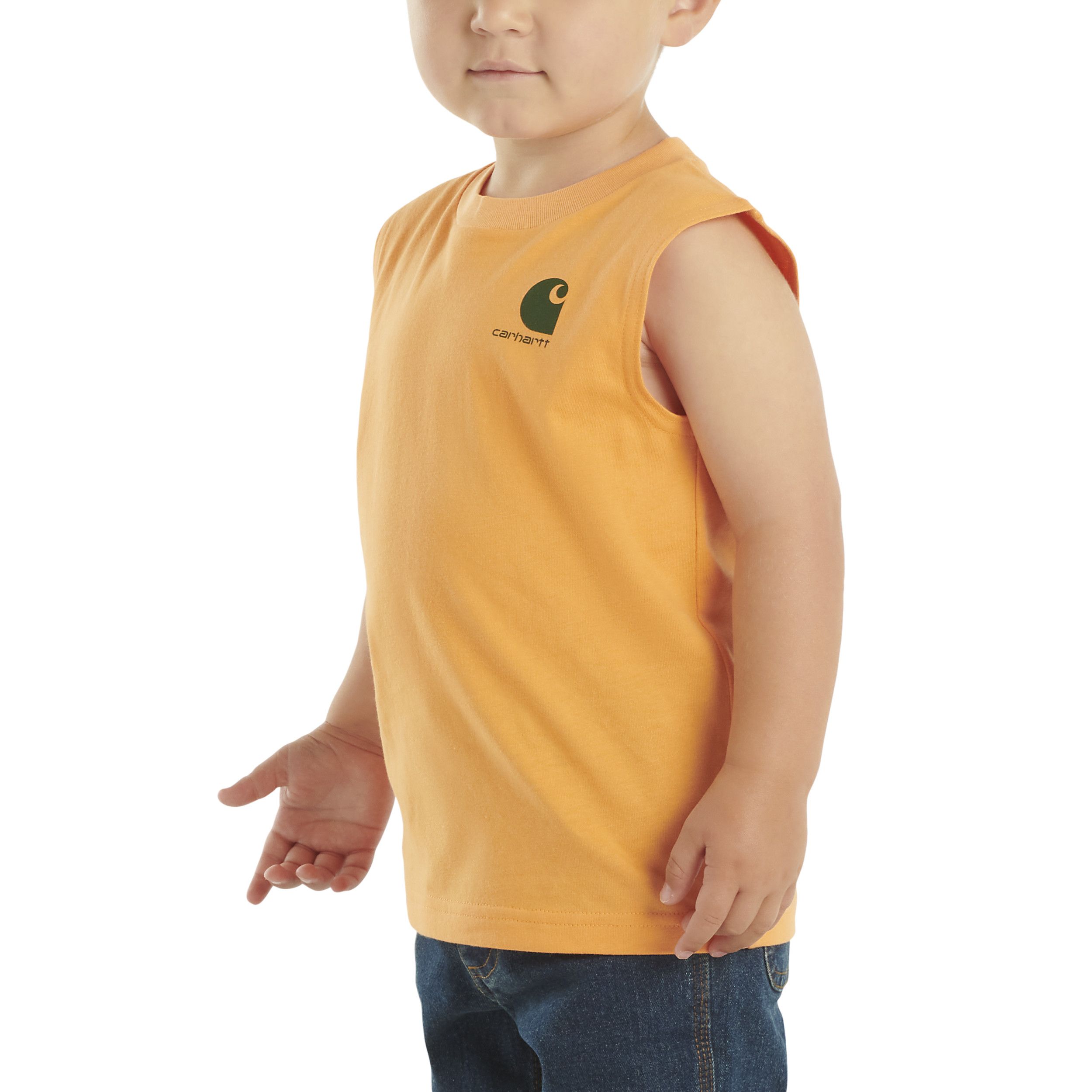 T-shirt unisexe à col ras du cou et sans manches pour jeunes, Carhartt