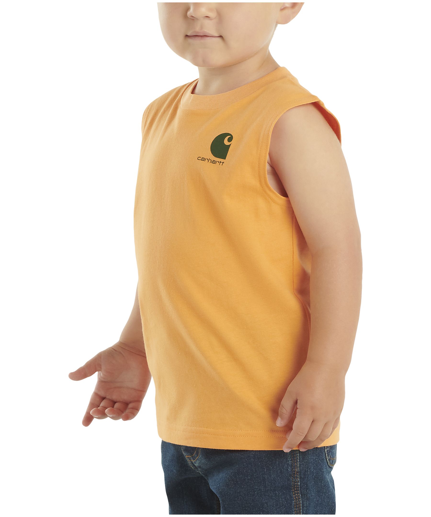 T-shirt unisexe à col ras du cou et sans manches pour jeunes, Carhartt