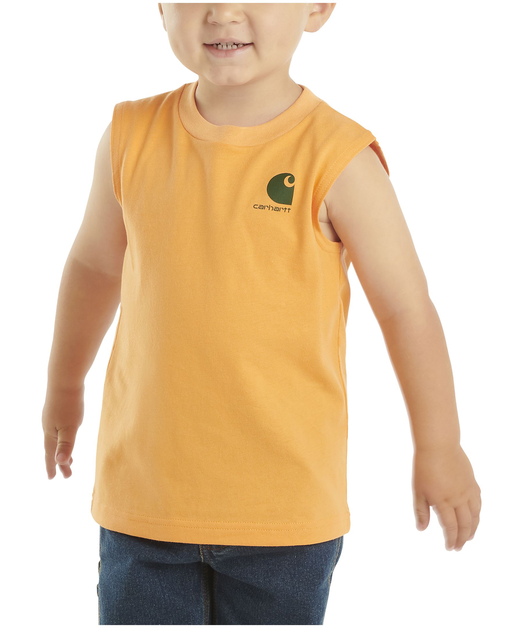 T-shirt unisexe à col ras du cou et sans manches pour jeunes, Carhartt