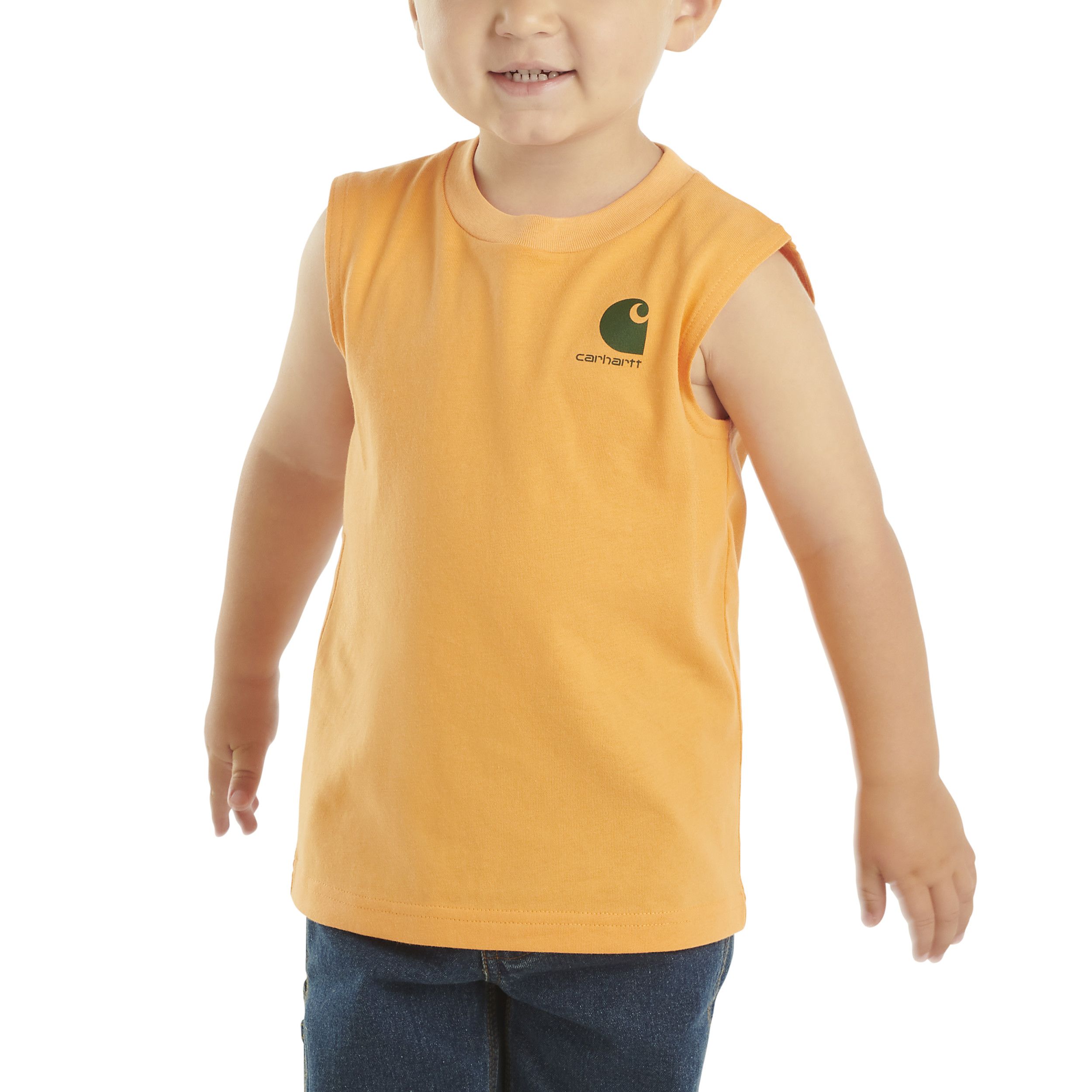 T-shirt unisexe à col ras du cou et sans manches pour jeunes, Carhartt