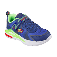 Skechers Kids' Tri-Namics Lighted Sneakers Front_Three_Fourths_Angled_Right