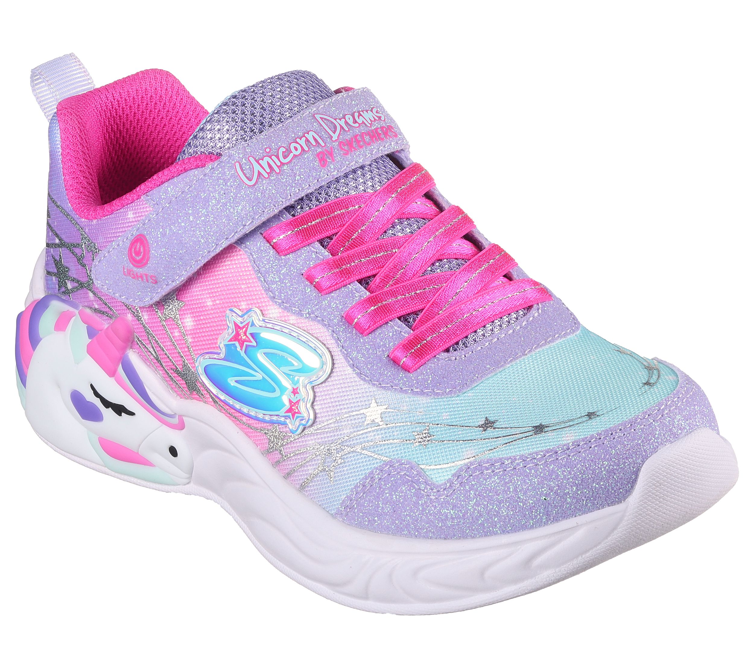 Skechers Kids' Unicorn Dreams Lighted Shoes