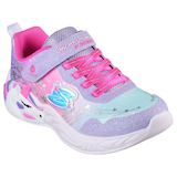 Skechers Kids' Unicorn Dreams Lighted Shoes Front_Three_Fourths_Angled_Right