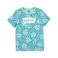 T-shirt graphique unisexe à col ras du cou pour enfants, Levi's Front_Flat