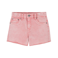 Short girlfriend unisexe de coupe décontractée à ceinture réglable pour enfants, Levi's Front_Flat