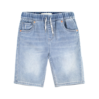 Short moulant extensible unisexe en tissu façonné pour enfants, Levi's Front_Flat