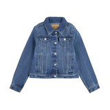 Levi's Youth Unisex Denim Trucker Jacket Front_Flat