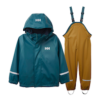 Helly Hansen Toddler Unisex Bergen Fleece Rain Set Front_Flat