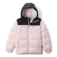 Veste à capuche unisexe pour enfants, Puffect, Columbia Front_Flat