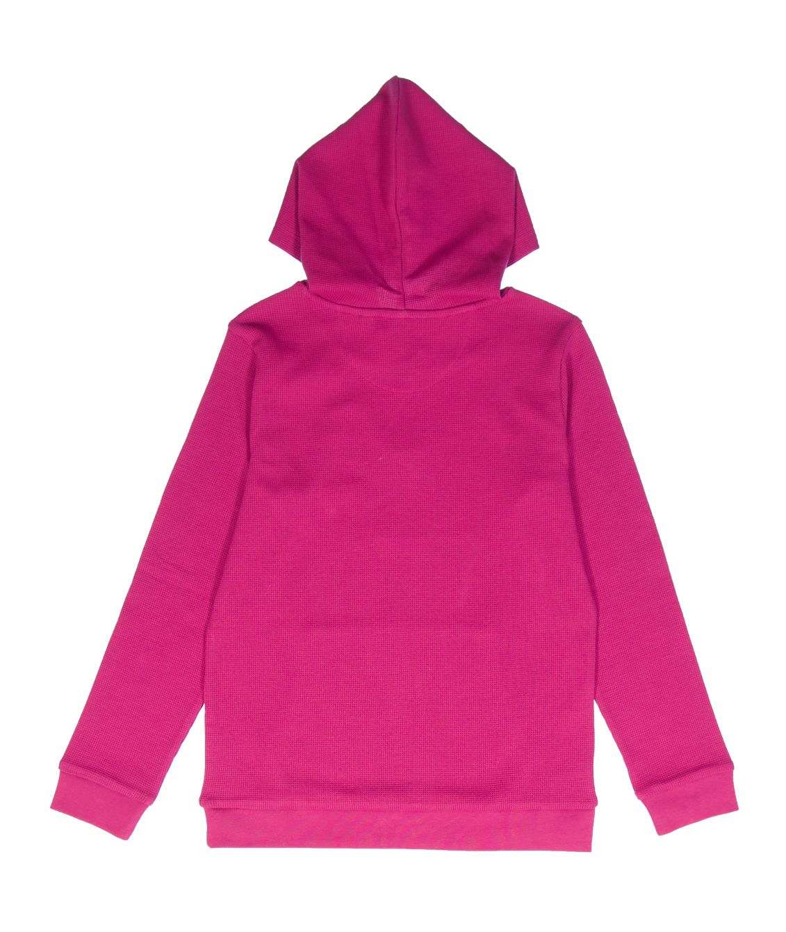 Silver Kids' Girl's Long Sleeve Thermal Knit Hoodie