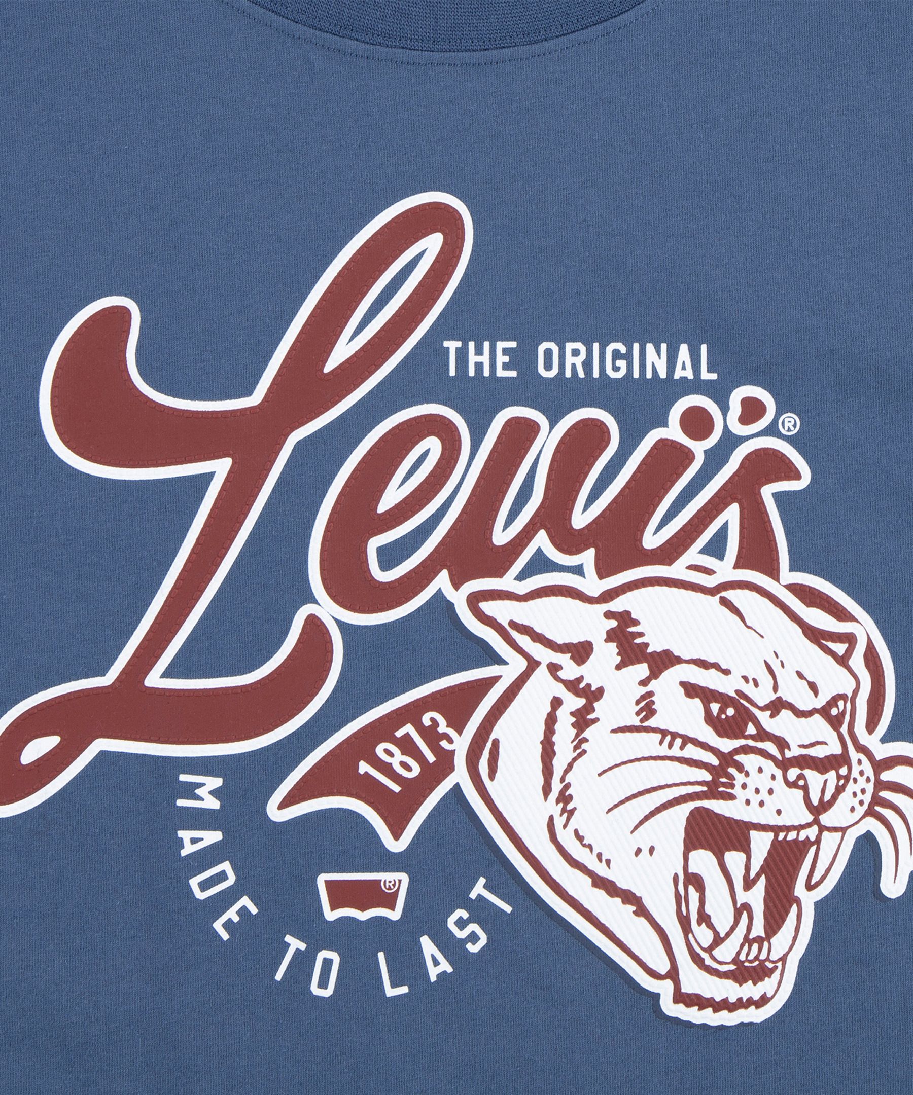 T-shirt à manches courtes unisexe pour jeunes, mascotte, Levi's