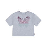 T-shirt à manches courtes unisexe pour enfants, Meet and Greet Butterfly, Levi's Front_Flat