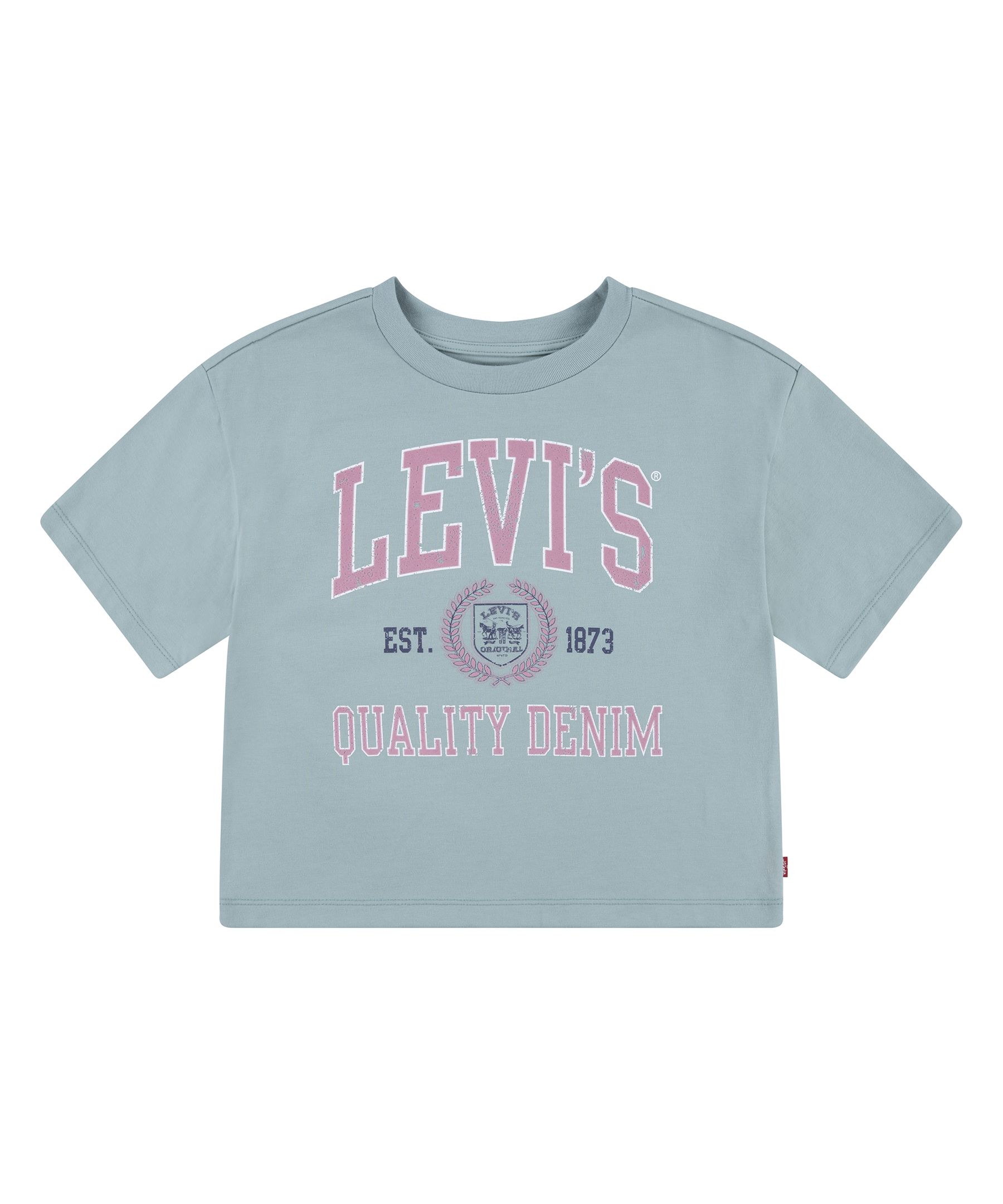 T-shirt à manches courtes universitaires unisexes pour enfants, Meet and Greet, Levi's