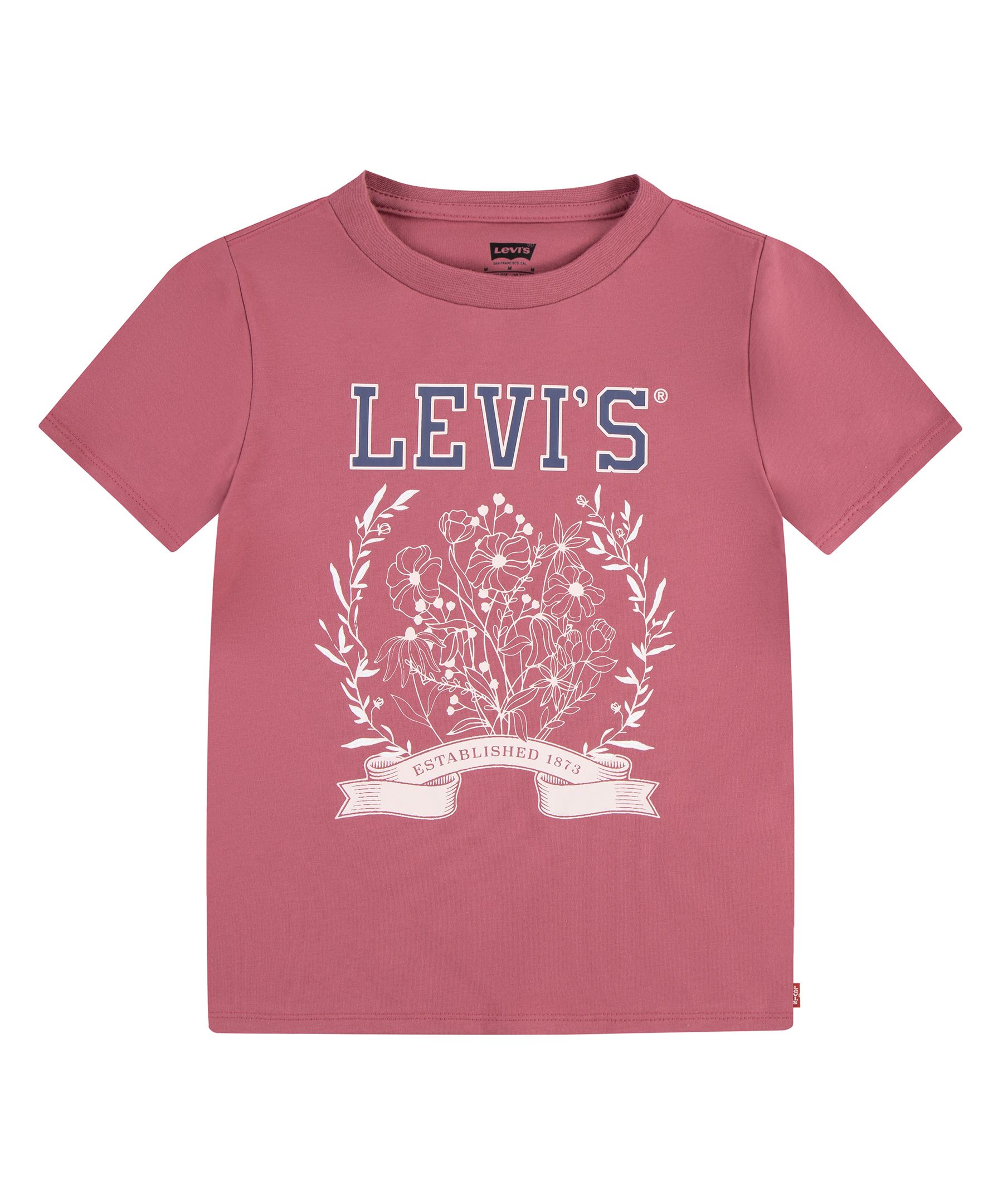 T-shirt à manches courtes universitaire unisexe pour enfants, Fleur, Levi's