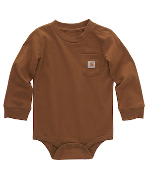 Maillot unisexe à poche et à manches longues pour bébés, Carhartt