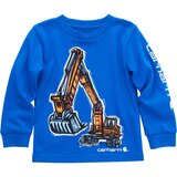 Carhartt Kids' Unisex Long Sleeve Construction T Shirt Front_Flat