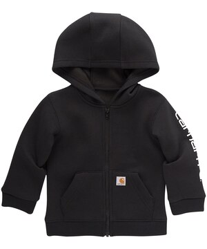 Chandail à capuche unisexe à glissière pleine longueur pour tout-petits, Carhartt