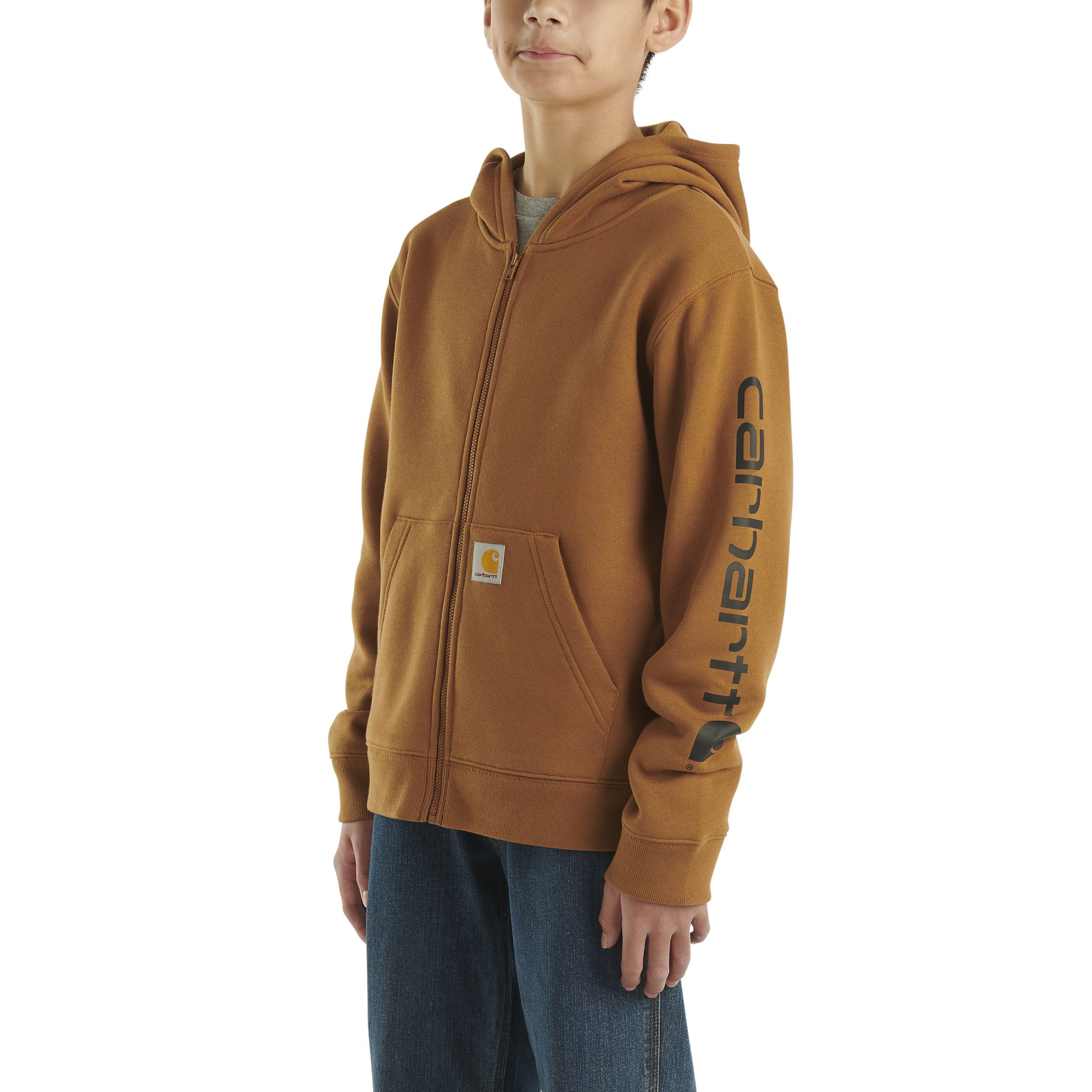 Carhartt Kids' Unisex Long Sleeve Zip Hoodie Mark's