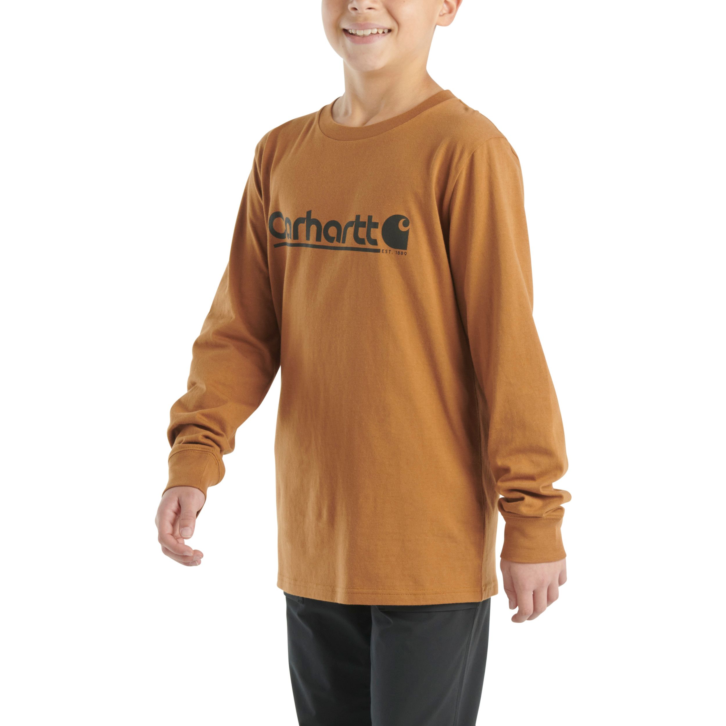 トップス c-boy work style snap-on & Carhartt code Carhartt Kids' Unisex Long Sleeve Crewneck Graphic T Shirt