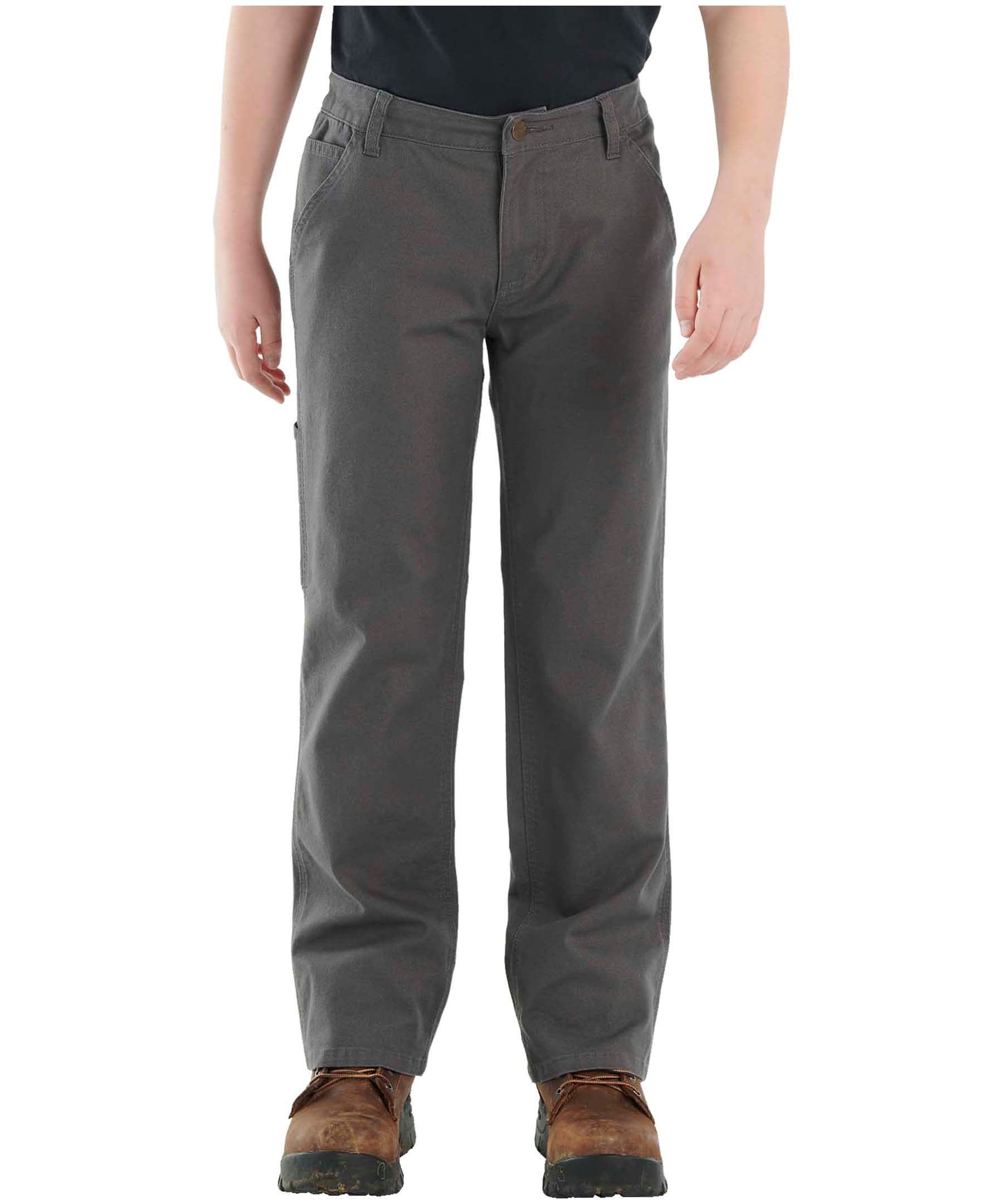Pantalon fonctionnel semi-évasé Carhartt de coupe ample en toile pour garçons