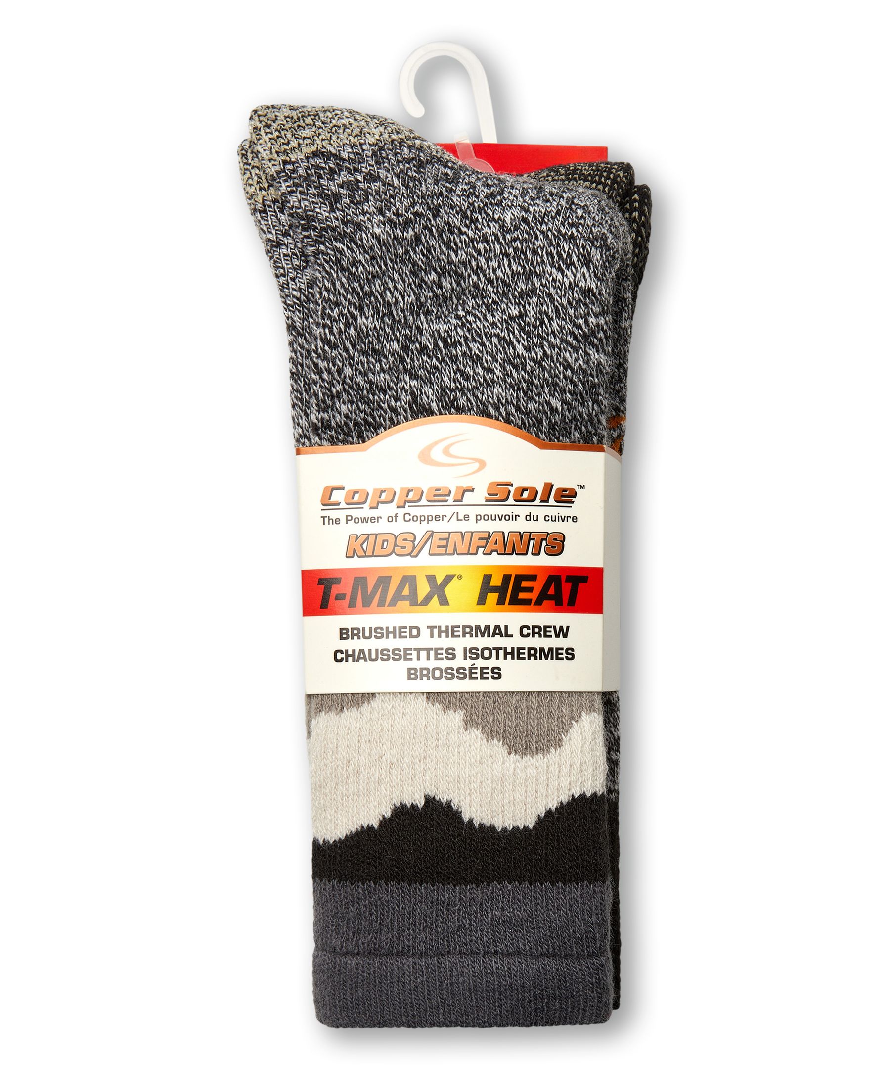 Chaussettes unisexes pour jeunes avec T-MAXMD, Copper Sole