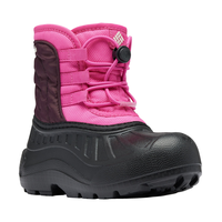 Columbia Youth Unisex Powderbug Snowlite Lace Winter Boots Front_Three_Fourths_Angled_Right