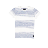T-shirt unisexe à imprimé inversé pour enfants, Silver Front_Flat