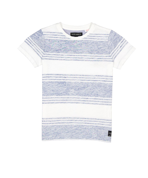 T-shirt unisexe à imprimé inversé pour enfants, Silver