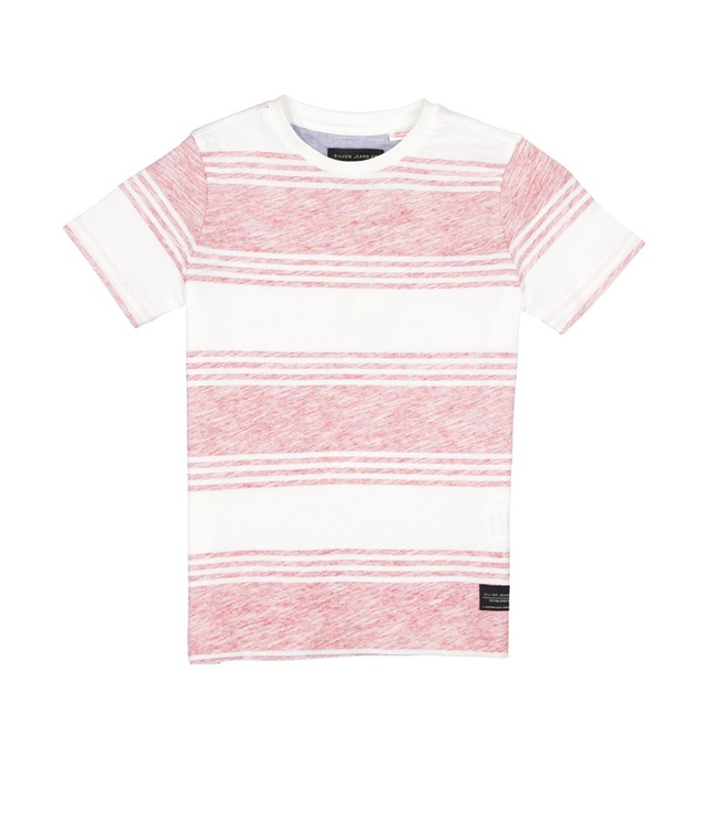 T-shirt unisexe à imprimé inversé pour enfants, Silver