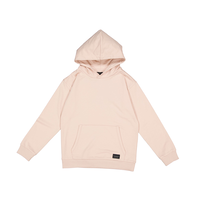 Chandail à capuche à enfiler unisexe pour enfants, Silver Front_Flat