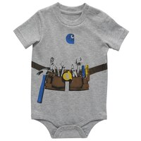Carhartt Baby Unisex Toolbelt Short Sleeve Bodysuit Front_Flat