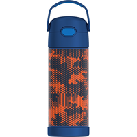 Bouteille en acier inoxydable pour enfants, FUNtainer, Thermos, 410 ml Front_Flat