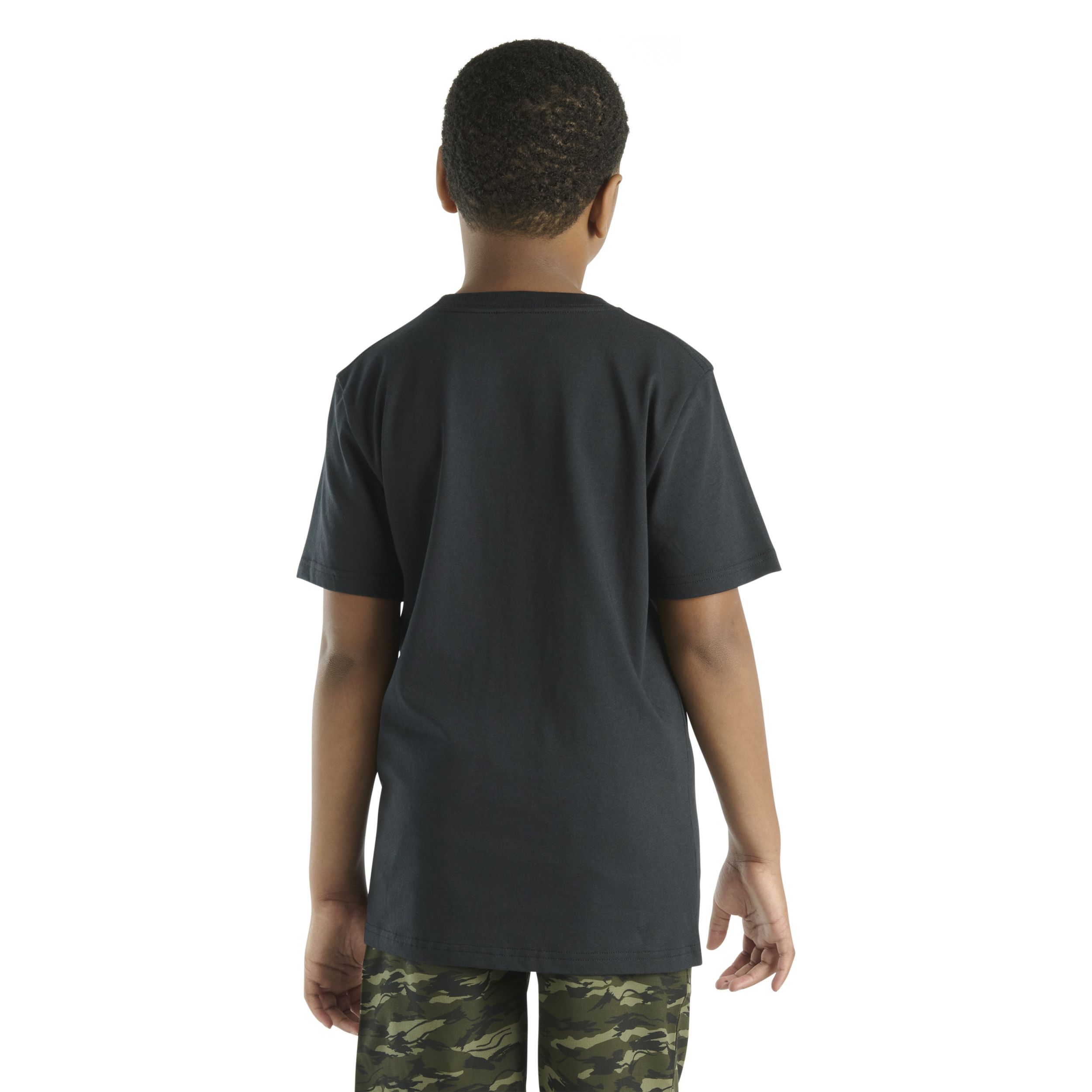 T-shirt unisexe à motif camouflage et logo pour enfants, Carhartt