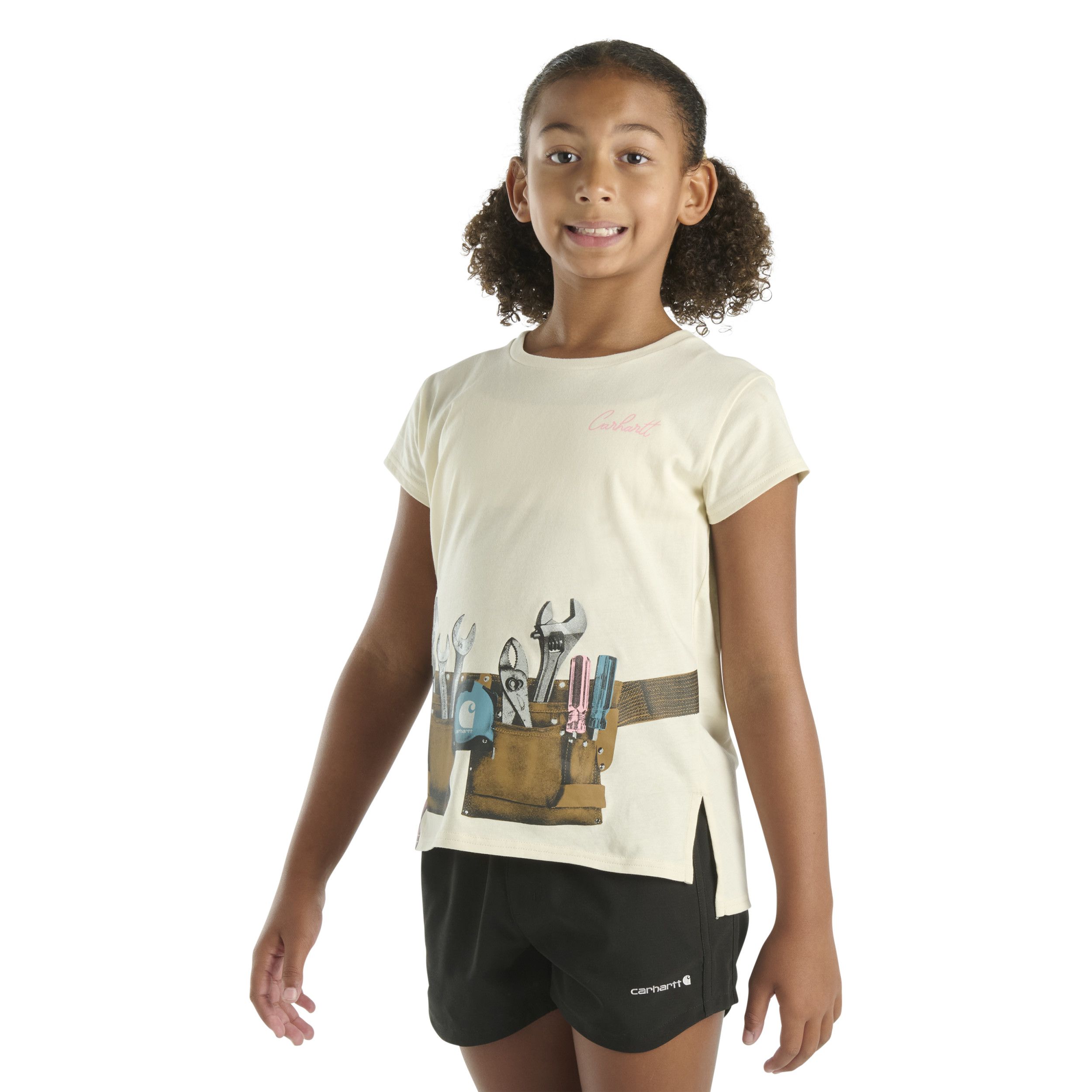Carhartt Toddler Girls' 2-4 Tool Belt T Shirt
